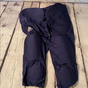 ADIDAS Navy Football Practice Pants with Pads- YXL